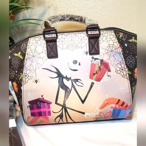 The Nightmare Before Christmas Jack Presents Satchel Loungefly Bag